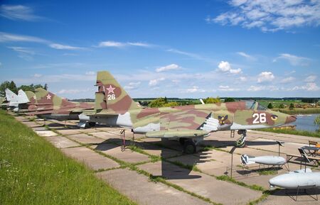Soviet fighter jets on the demonstration