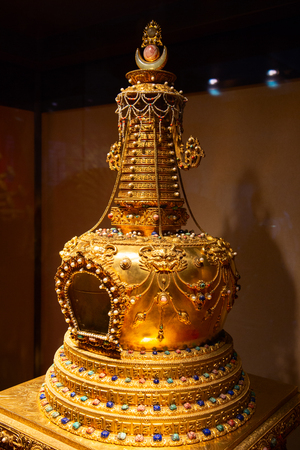 BEIJING, CHINA - OCTOBER 14, 2017: The Forbidden City (Palace museum), the Chinese imperial palace from the Ming dynasty to the end of the Qing dynasty (1420 to 1912).のeditorial素材