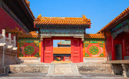 BEIJING, CHINA - OCTOBER 14, 2017: The Forbidden City (Palace museum), the Chinese imperial palace from the Ming dynasty to the end of the Qing dynasty (1420 to 1912).のeditorial素材