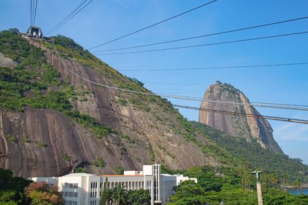 Famous Sugar Loaf mountain in Rio de Janeiro, Brazilの写真素材
