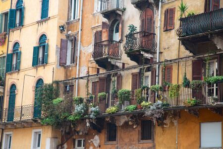 Ancient city of Verona in the northern Italyの写真素材