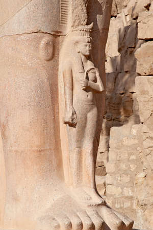 Karnak complex is a collection decayed temples, chapels, pylons, and other buildings near Luxor, in...