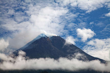 Bromo volcano on the Java island, Indonesiaの写真素材