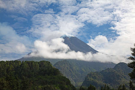 Bromo volcano on the Java island, Indonesiaの写真素材