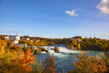 Rheinfall - the biggest waterfall in Europeのeditorial素材