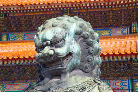 BEIJING, CHINA - OCTOBER 14, 2017: The Forbidden City (Palace museum), the Chinese imperial palace from the Ming dynasty to the end of the Qing dynasty (1420 to 1912).のeditorial素材