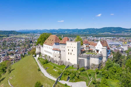 Lenzburg castle near Zurich, Switzerlandのeditorial素材