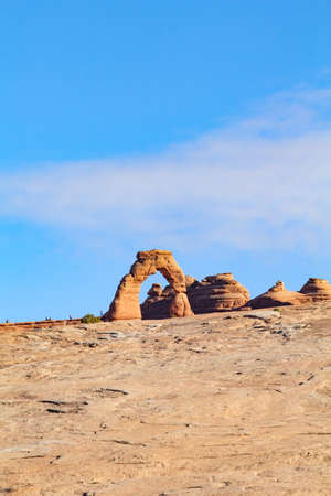 Famous Delicate arch in the Arches National park, Utah, USA