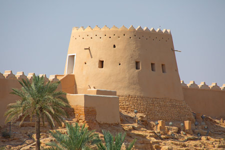 Ruins of Diriyah, old city near Riyadh, Saudi Arabiaの写真素材