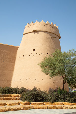 Al Masmak fort in the Riyadh city, Saudi Arabiaの写真素材