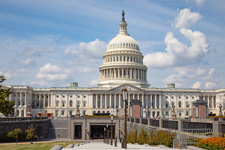 US Capitol in Washington DC (District of Columbia), United States of Americaの写真素材