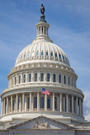 US Capitol in Washington DC (District of Columbia), United States of Americaの写真素材