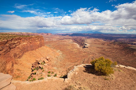 "Island of the sky" of the Canyonlands Narional Park in Utah, USAの写真素材