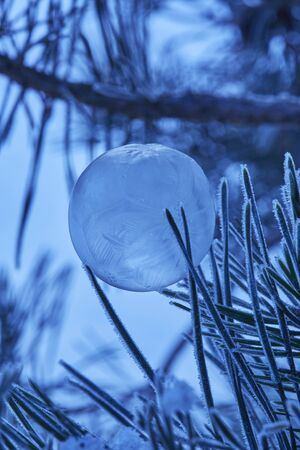 Icy bubble