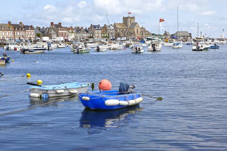 Barfleur Normandy Franceの写真素材