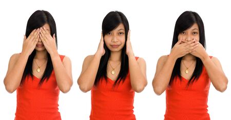 Three monkeysの写真素材