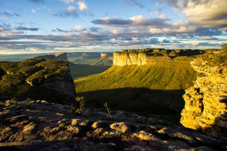 Chapada Mountain in Lencois, Brasilの写真素材