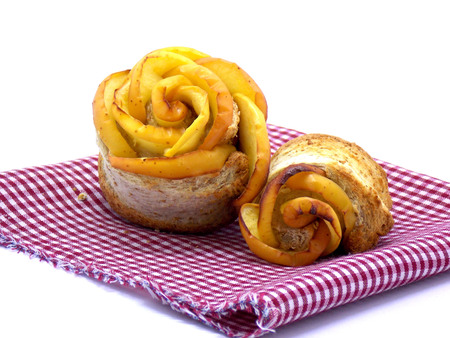 Apple toastの写真素材