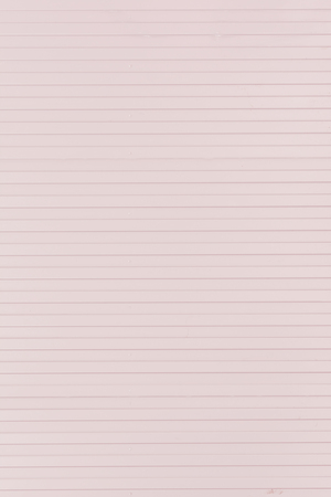 Background of horizontal lines. Pale pink wall of unusual stripes, laths.の写真素材