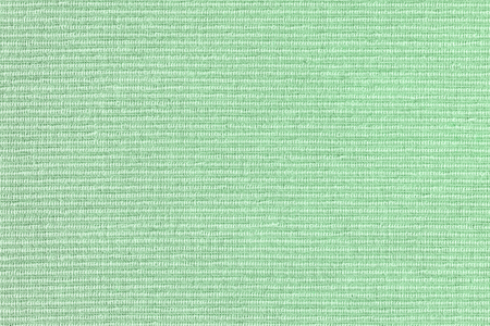 Dense woven ribbed texture. Upholstery fabric close up. Empty green background for layouts.