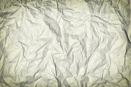 Crumpled gray paper.