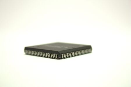 microchip isolatedの写真素材