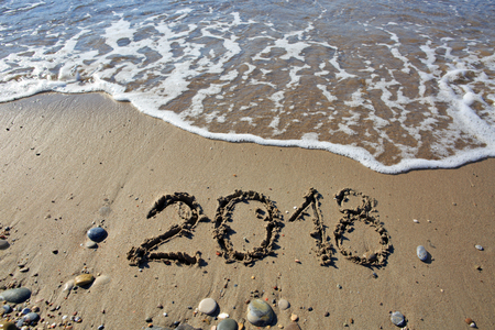 New Year 2018 is coming concept.の写真素材