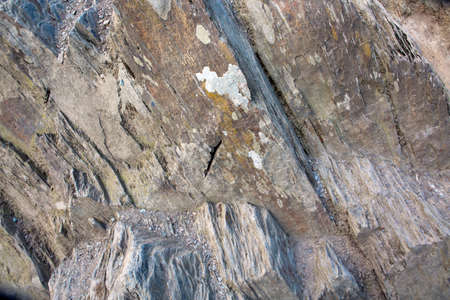 Rough texture of mountain wild stone. Abstract stone background.