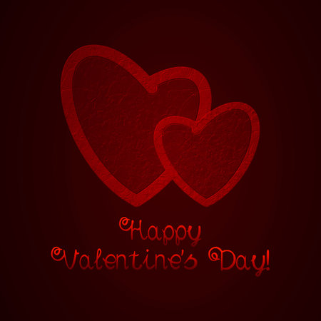 Happy valentines day hearts.の写真素材