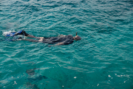 Cozumel, Mexico has excellent reefs for snorkeling and scuba diving.の写真素材