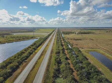 The 192 Highway Runs from Melbourne Fl to towns near Orlando, Floridaの写真素材