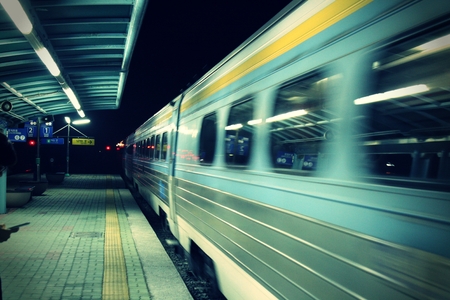 trainのeditorial素材