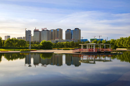 Datong Yuhe ecological parkのeditorial素材