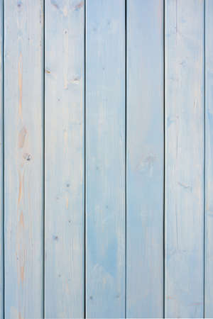Beautiful light blue vintage colored wood planks backgroundの写真素材