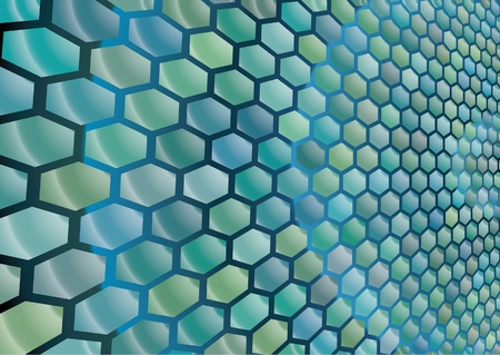 Hexagon cells backgroundのイラスト素材