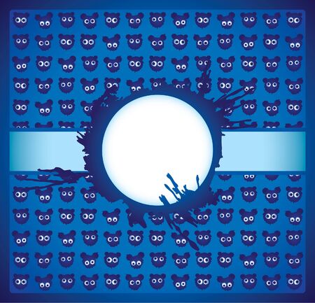 Frame with blotsのイラスト素材