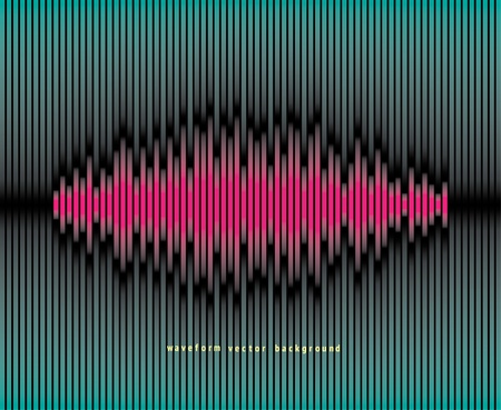 Waveform backgroundのイラスト素材