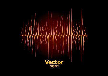 Hot ribs waveformのイラスト素材