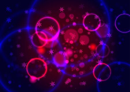 Snowflakes abstractionのイラスト素材