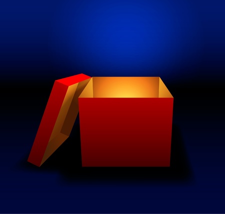 Shining gift boxのイラスト素材
