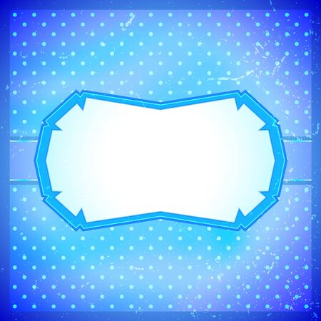 Frozen frame with polka dot backgroundのイラスト素材
