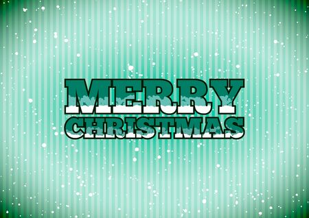 Merry christmas labelのイラスト素材