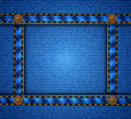 Jeans frameのイラスト素材