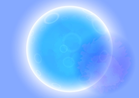 Alien planet viewのイラスト素材