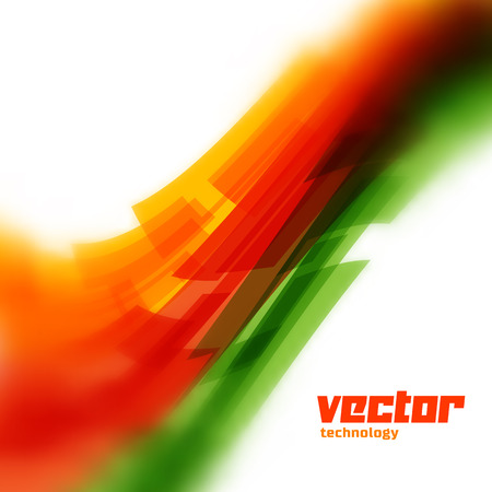Vector swirl of lines card with blurred edgeのイラスト素材