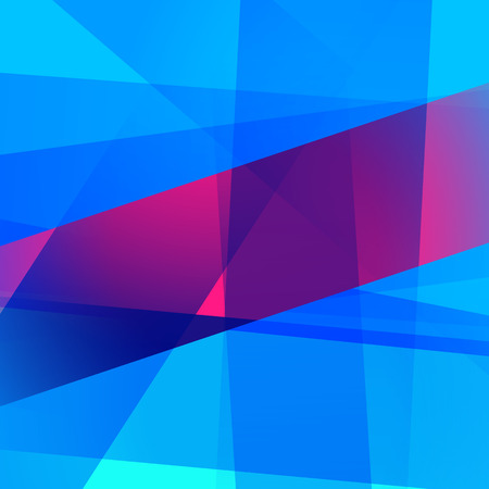 Abstract background with colorful blue overlapping transparent layersのイラスト素材