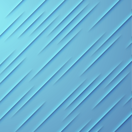 Abstract vector background with blue cut paper layersのイラスト素材