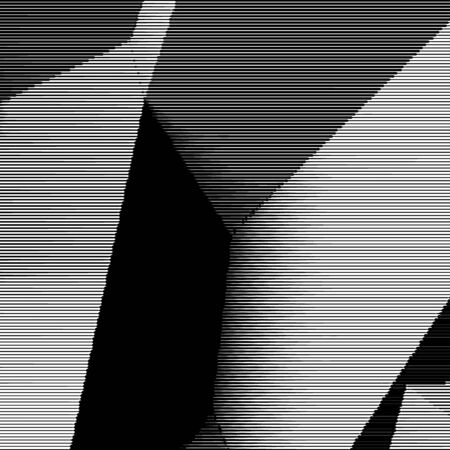 Abstract woodcut styled background with low poly cubes