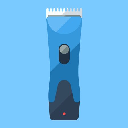 Trimmer flat icon for home shave or barbershopのイラスト素材