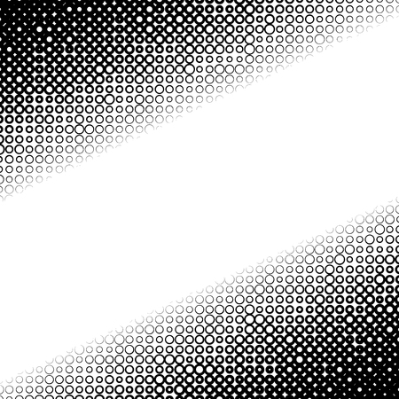 Background with gradient of monochrome circles gridのイラスト素材